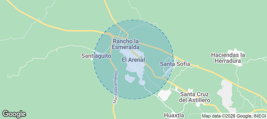 El Arenal Airbnb map